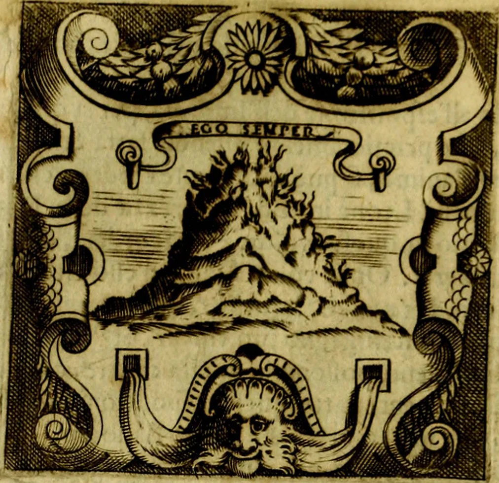 An illustration from Le imprese illustri del S.or Ieronimo Ruscelli., 1584, leaf 437