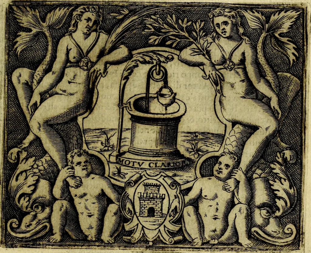 An illustration from Le imprese illustri del S.or Ieronimo Ruscelli., 1584, leaf 450