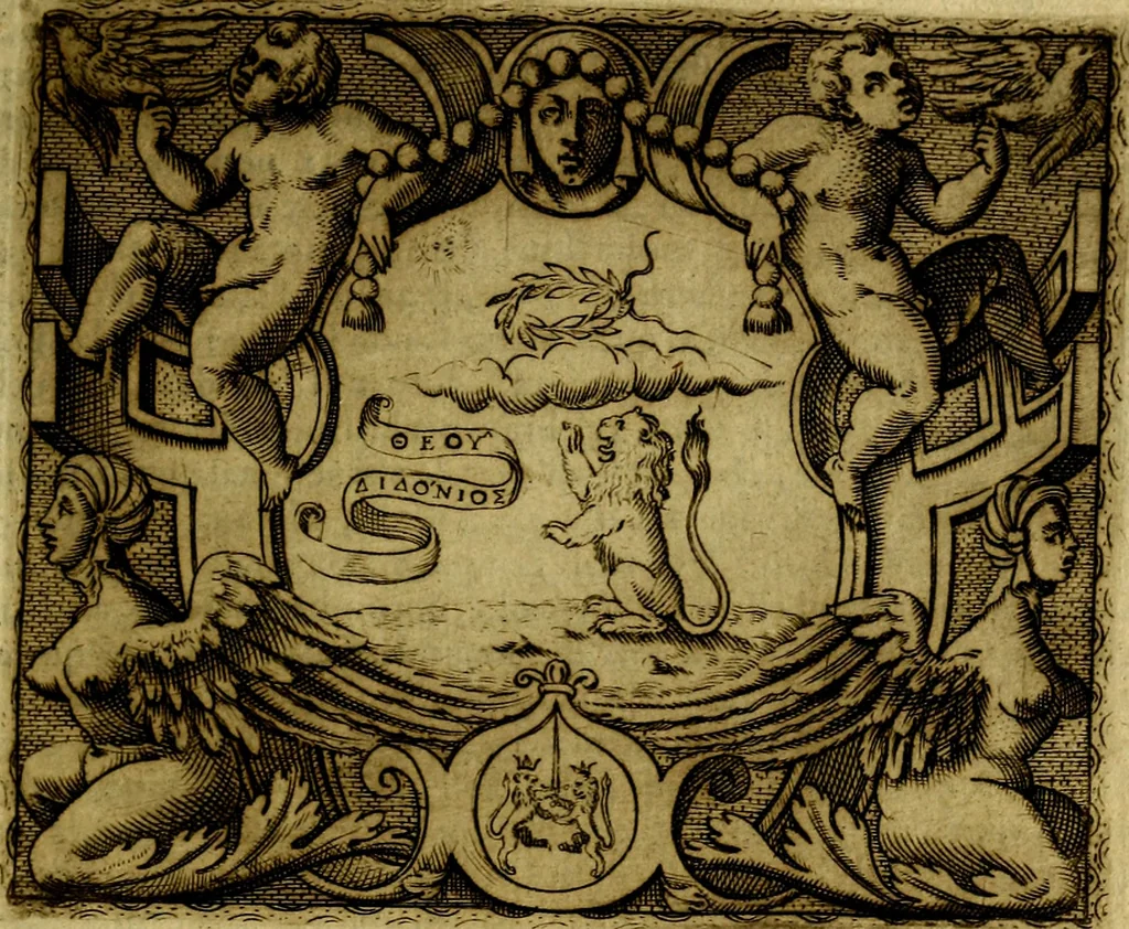 An illustration from Le imprese illustri del S.or Ieronimo Ruscelli., 1584, leaf 470