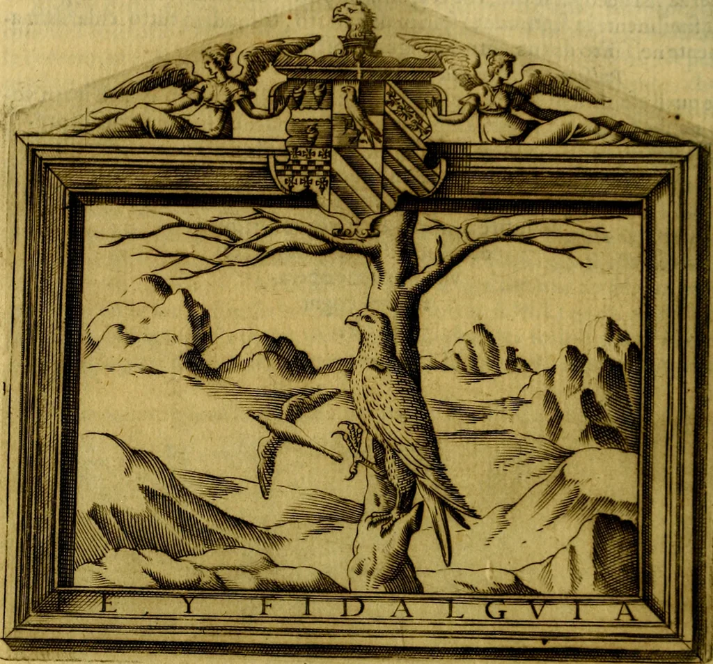 An illustration from Le imprese illustri del S.or Ieronimo Ruscelli., 1584, leaf 493