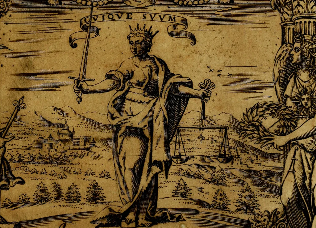 An illustration from Le imprese illustri del S.or Ieronimo Ruscelli., 1584, leaf 520