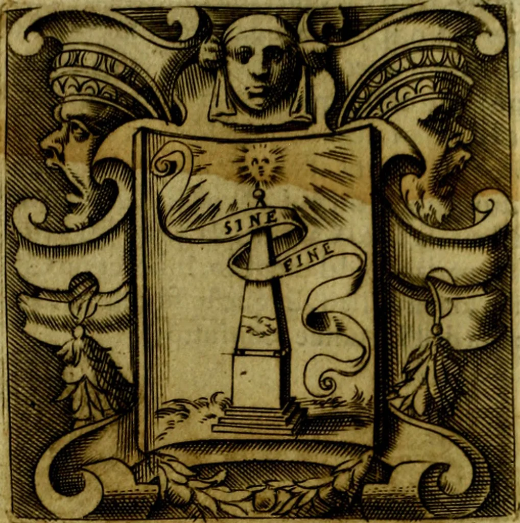 An illustration from Le imprese illustri del S.or Ieronimo Ruscelli., 1584, leaf 55