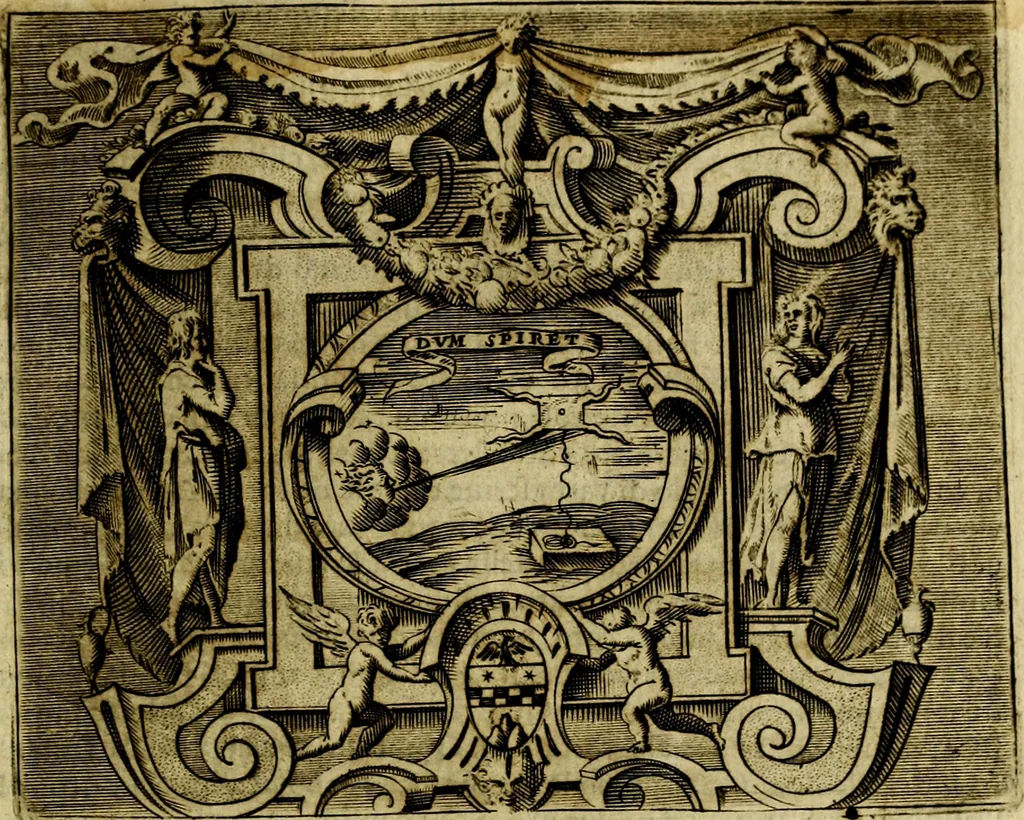 An illustration from Le imprese illustri del S.or Ieronimo Ruscelli., 1584, leaf 578