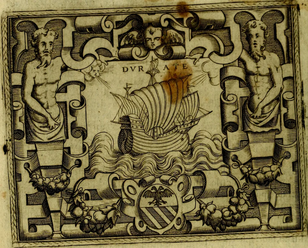An illustration from Le imprese illustri del S.or Ieronimo Ruscelli., 1584, leaf 79