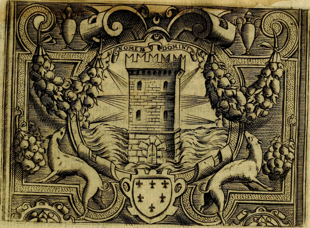 An illustration from Le imprese illustri del S.or Ieronimo Ruscelli., 1584, leaf 86