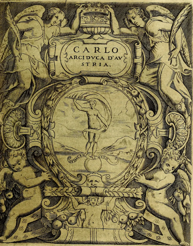 An illustration from Le imprese illustri del S.or Ieronimo Ruscelli., 1584, leaf 118