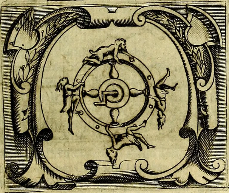 An illustration from Le imprese illustri del S.or Ieronimo Ruscelli., 1584, leaf 122