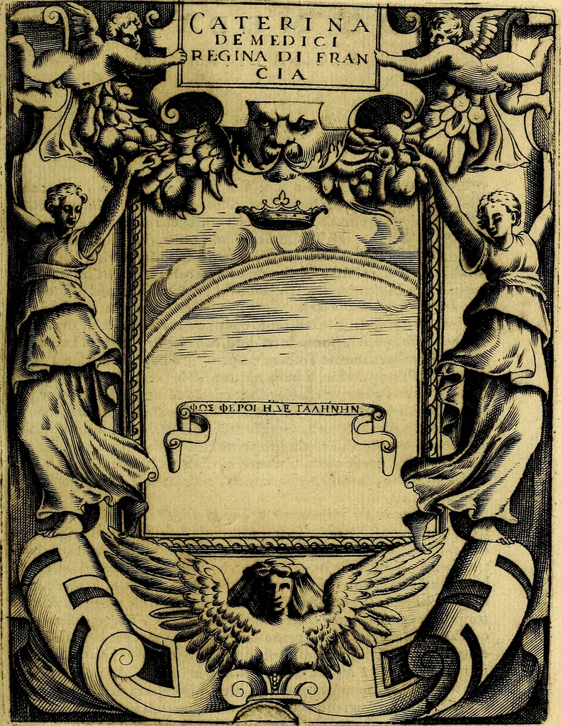 An illustration from Le imprese illustri del S.or Ieronimo Ruscelli., 1584, leaf 150