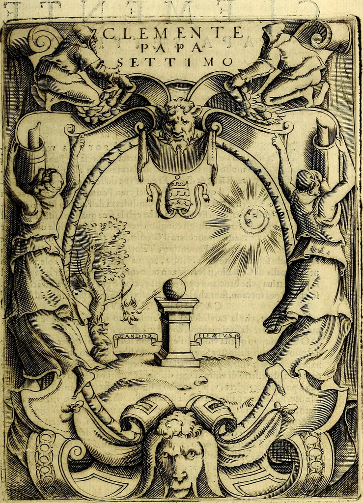 An illustration from Le imprese illustri del S.or Ieronimo Ruscelli., 1584, leaf 158