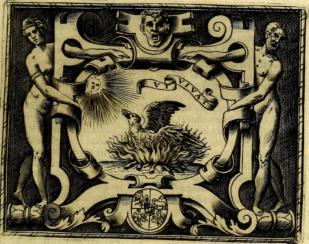 An illustration from Le imprese illustri del S.or Ieronimo Ruscelli., 1584, leaf 170