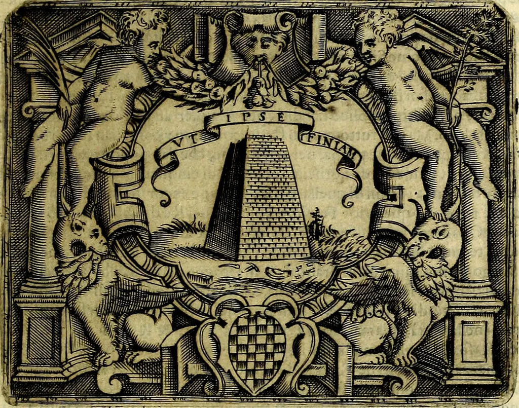 An illustration from Le imprese illustri del S.or Ieronimo Ruscelli., 1584, leaf 196