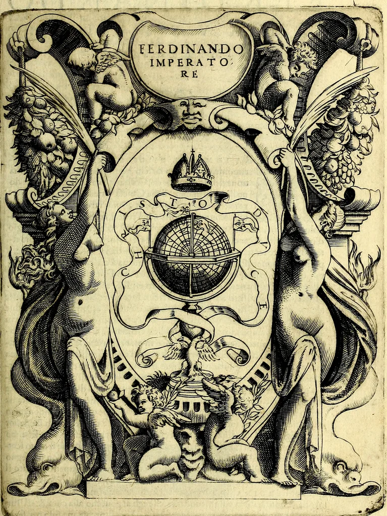 An illustration from Le imprese illustri del S.or Ieronimo Ruscelli., 1584, leaf 206
