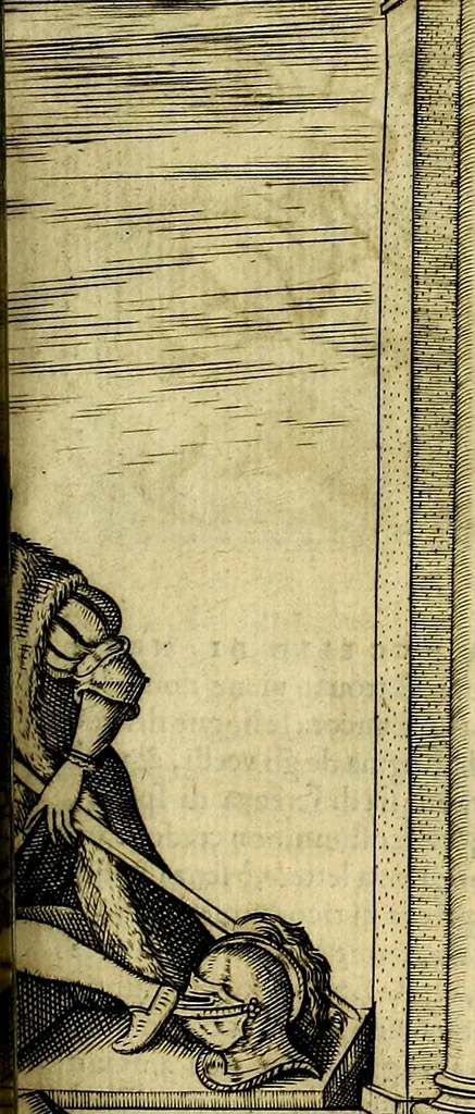 An illustration from Le imprese illustri del S.or Ieronimo Ruscelli., 1584, leaf 230