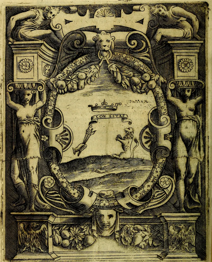 An illustration from Le imprese illustri del S.or Ieronimo Ruscelli., 1584, leaf 259