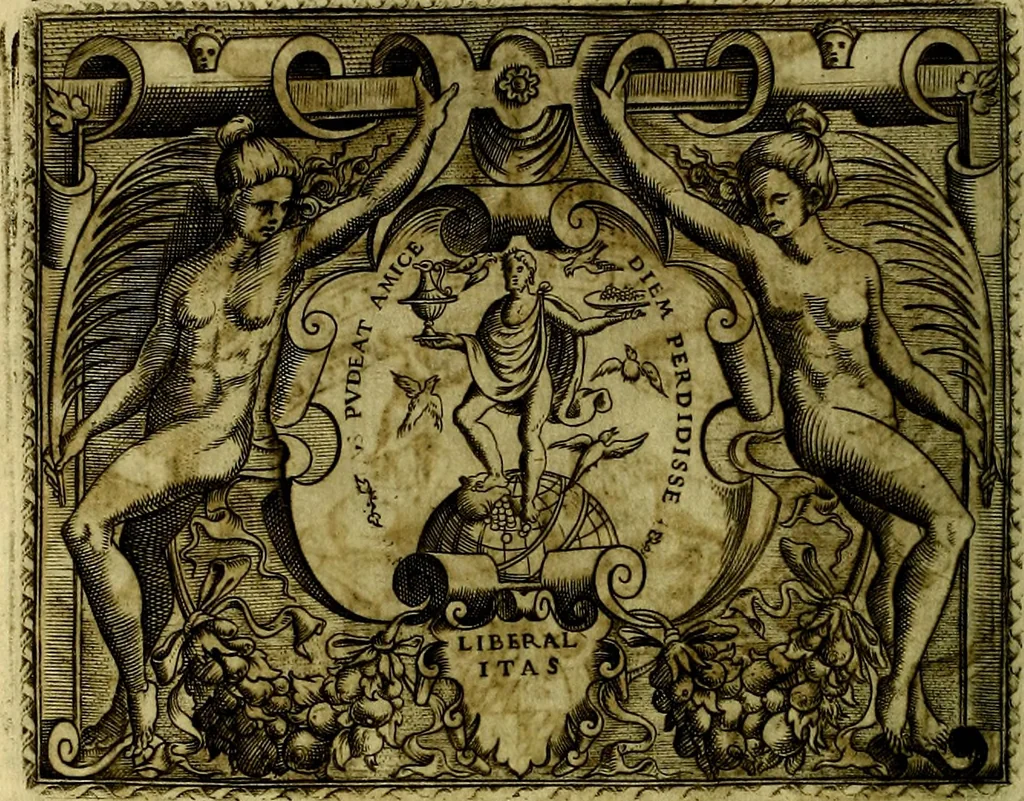 An illustration from Le imprese illustri del S.or Ieronimo Ruscelli., 1584, leaf 49