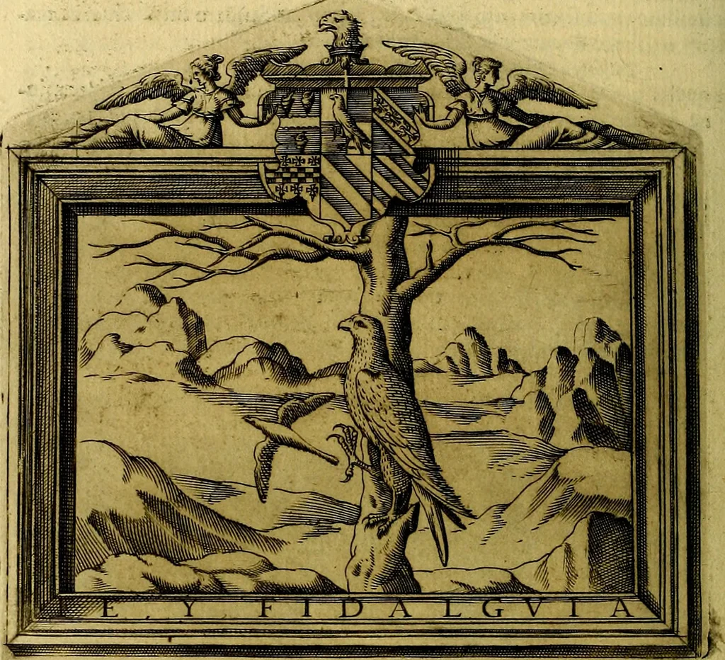 An illustration from Le imprese illustri del S.or Ieronimo Ruscelli., 1584, leaf 511