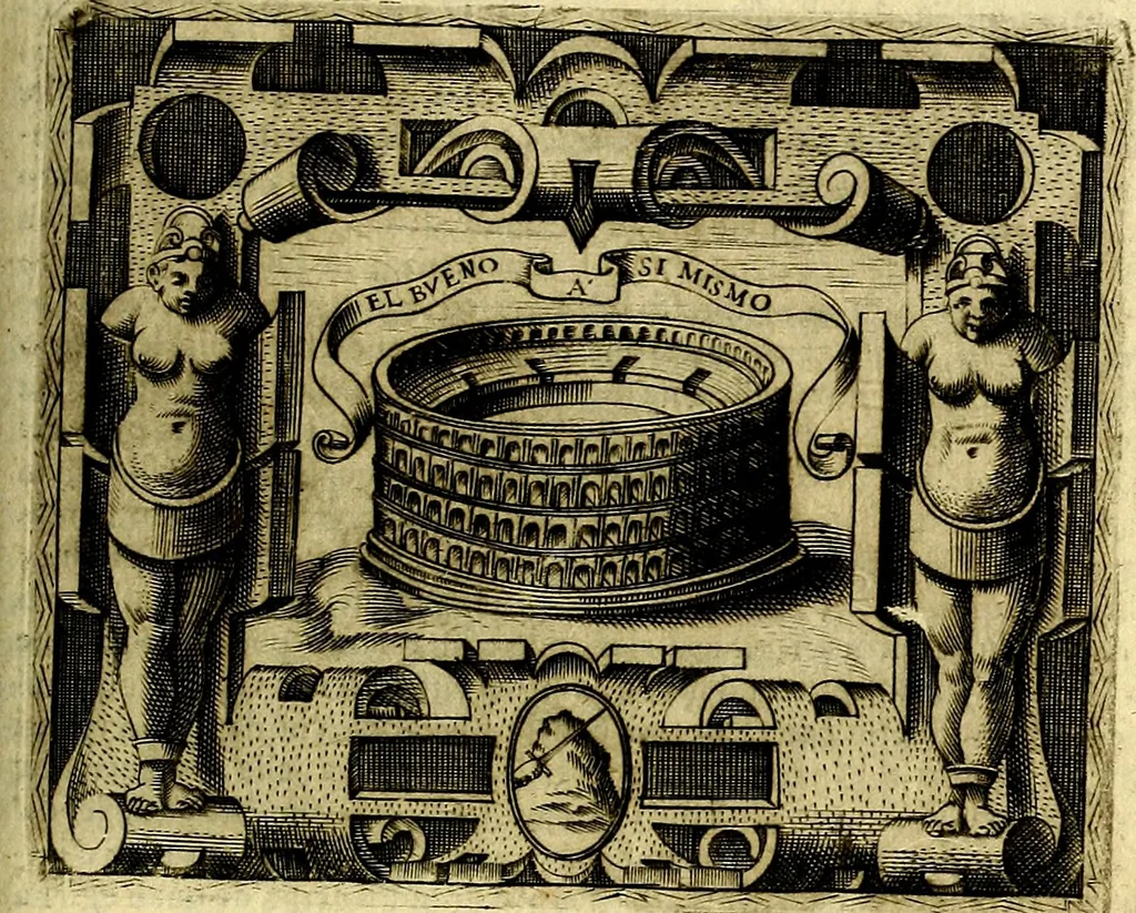 An illustration from Le imprese illustri del S.or Ieronimo Ruscelli., 1584, leaf 516