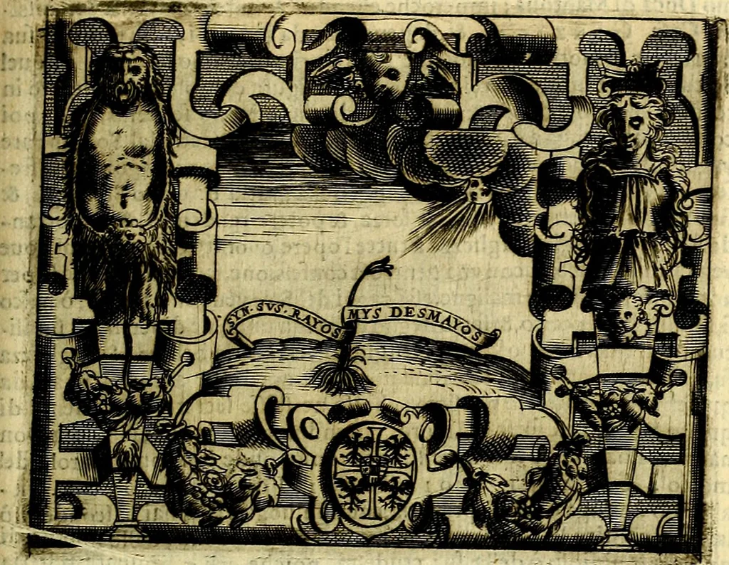 An illustration from Le imprese illustri del S.or Ieronimo Ruscelli., 1584, leaf 558