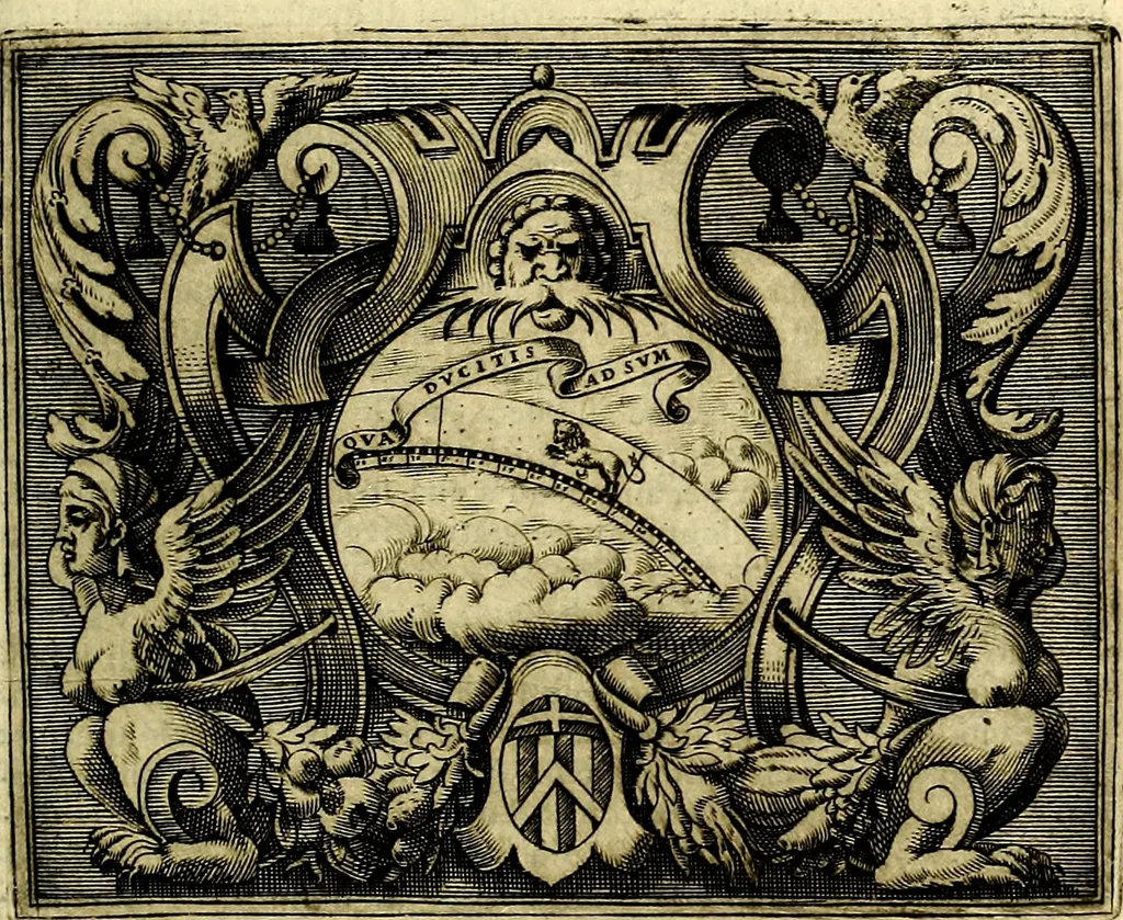 An illustration from Le imprese illustri del S.or Ieronimo Ruscelli., 1584, leaf 578