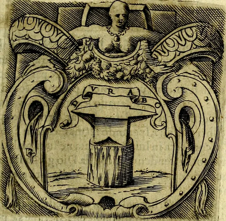 An illustration from Le imprese illustri del S.or Ieronimo Ruscelli., 1584, leaf 68