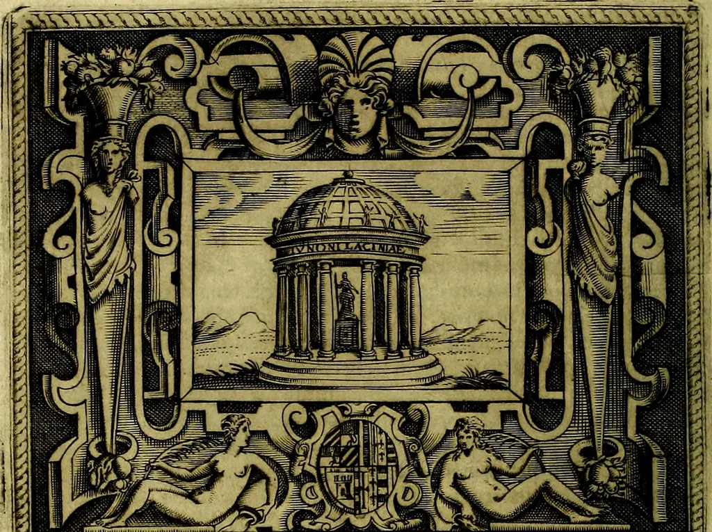 An illustration from Le imprese illustri del S.or Ieronimo Ruscelli., 1584, leaf 77