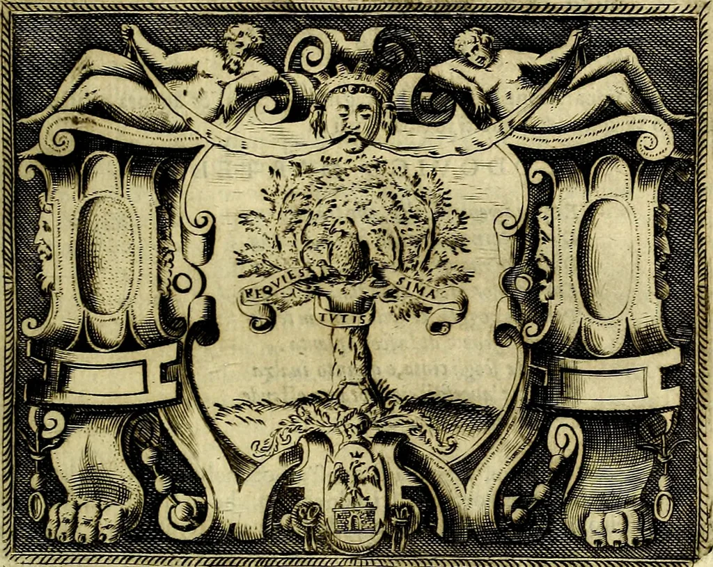 An illustration from Le imprese illustri del S.or Ieronimo Ruscelli., 1584, leaf 88