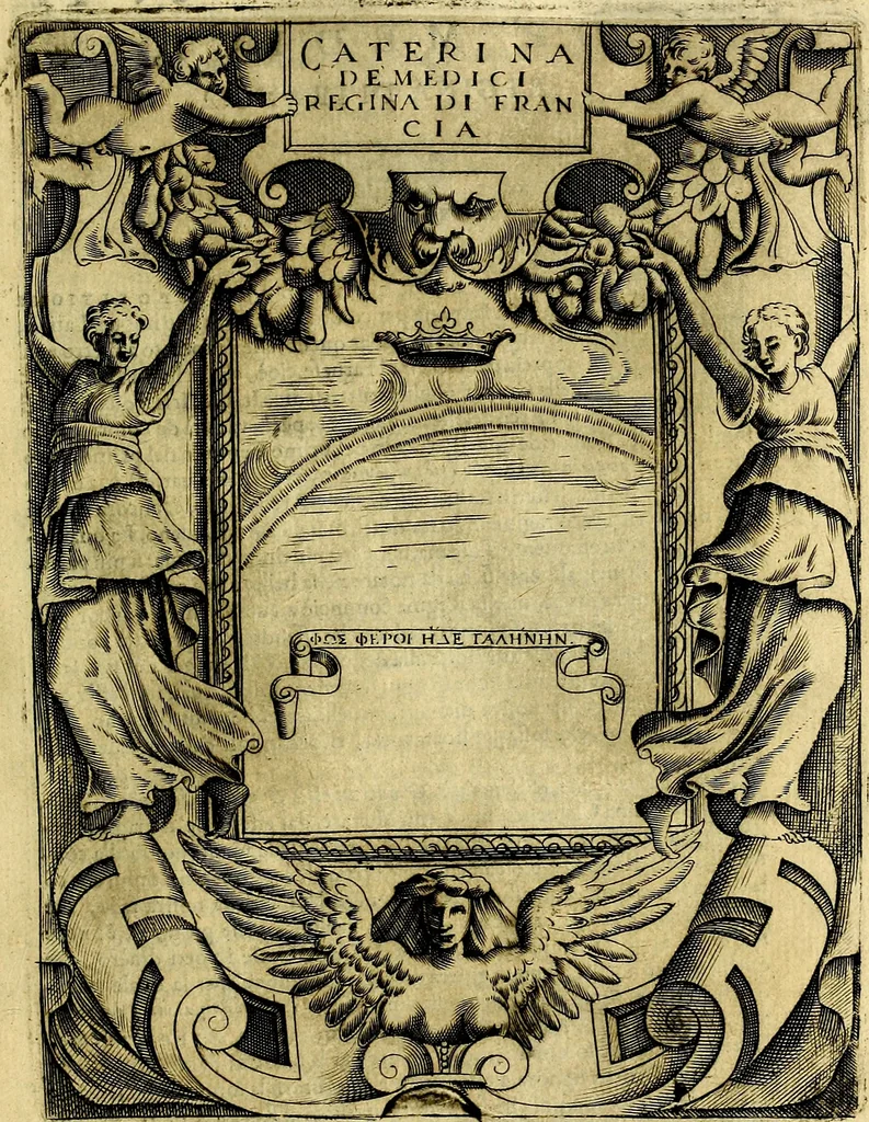 An illustration from Le imprese illustri del S.or Ieronimo Ruscelli., 1584, leaf 148