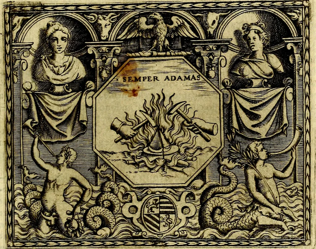 An illustration from Le imprese illustri del S.or Ieronimo Ruscelli., 1584, leaf 160