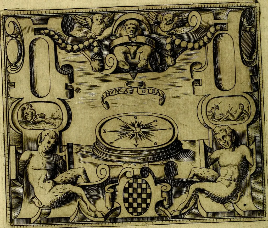 An illustration from Le imprese illustri del S.or Ieronimo Ruscelli., 1584, leaf 247
