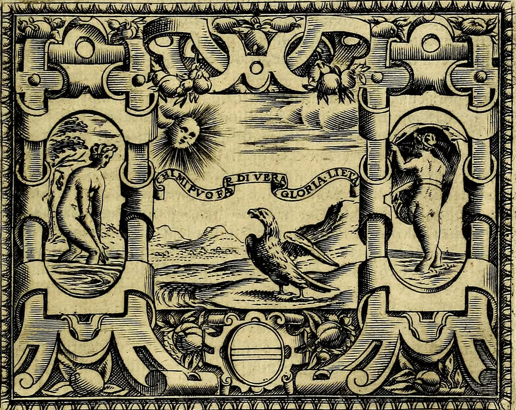 An illustration from Le imprese illustri del S.or Ieronimo Ruscelli., 1584, leaf 276