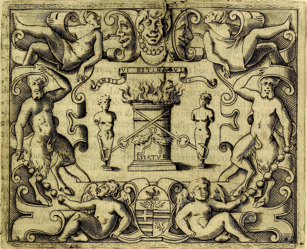 An illustration from Le imprese illustri del S.or Ieronimo Ruscelli., 1584, leaf 346