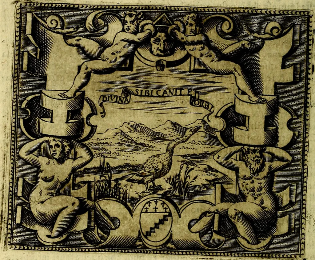 An illustration from Le imprese illustri del S.or Ieronimo Ruscelli., 1584, leaf 419