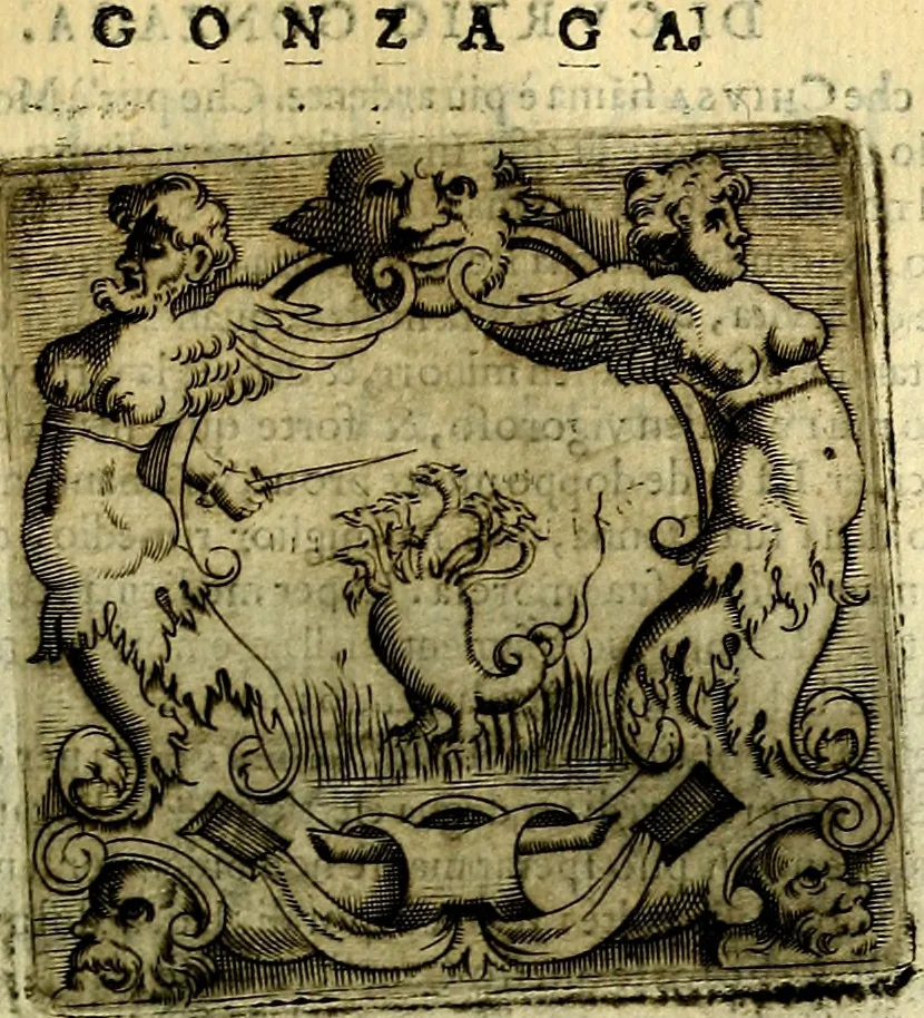 An illustration from Le imprese illustri del S.or Ieronimo Ruscelli., 1584, leaf 426