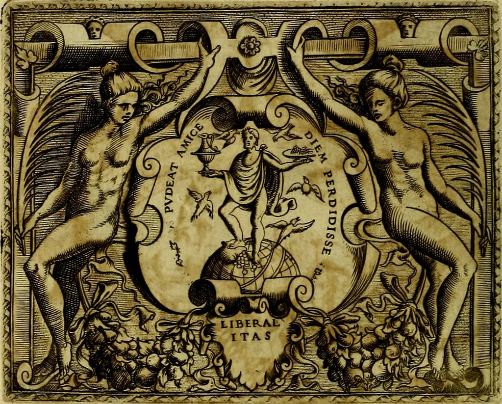 An illustration from Le imprese illustri del S.or Ieronimo Ruscelli., 1584, leaf 47