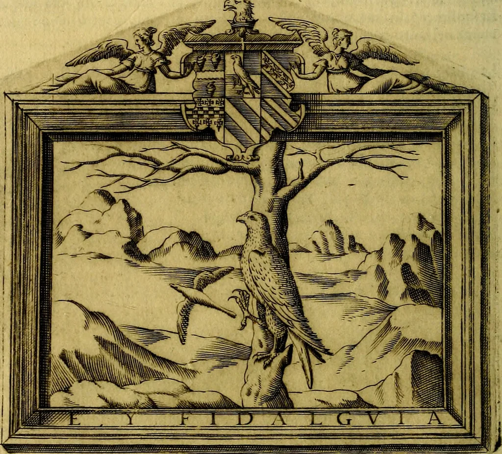 An illustration from Le imprese illustri del S.or Ieronimo Ruscelli., 1584, leaf 509