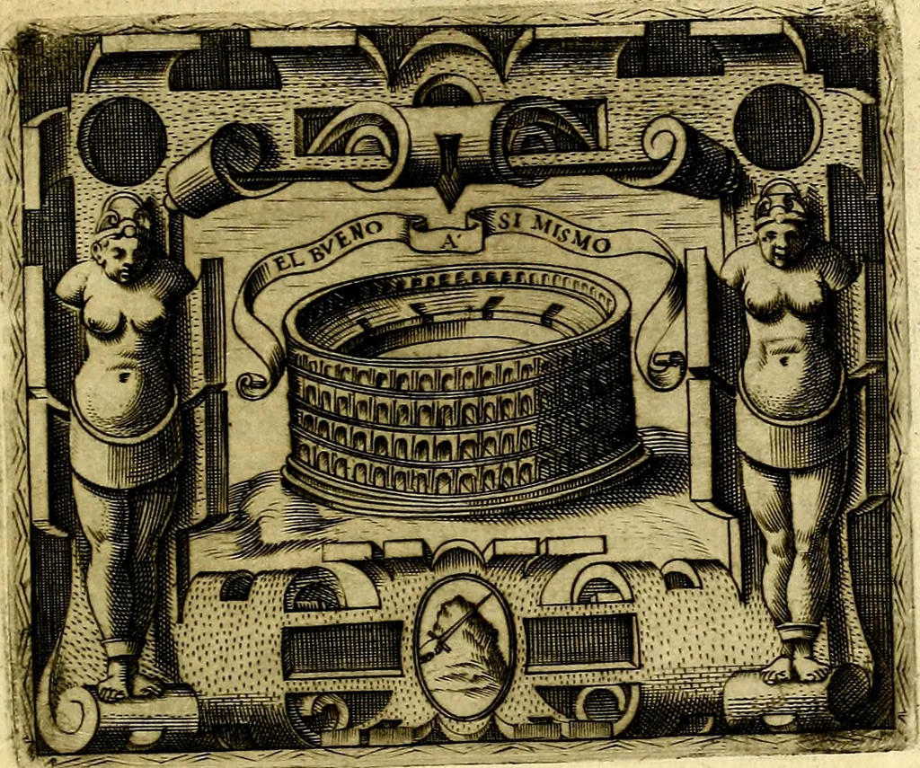 An illustration from Le imprese illustri del S.or Ieronimo Ruscelli., 1584, leaf 514
