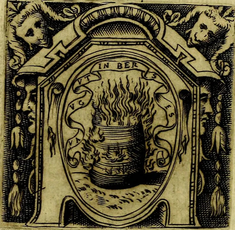 An illustration from Le imprese illustri del S.or Ieronimo Ruscelli., 1584, leaf 65