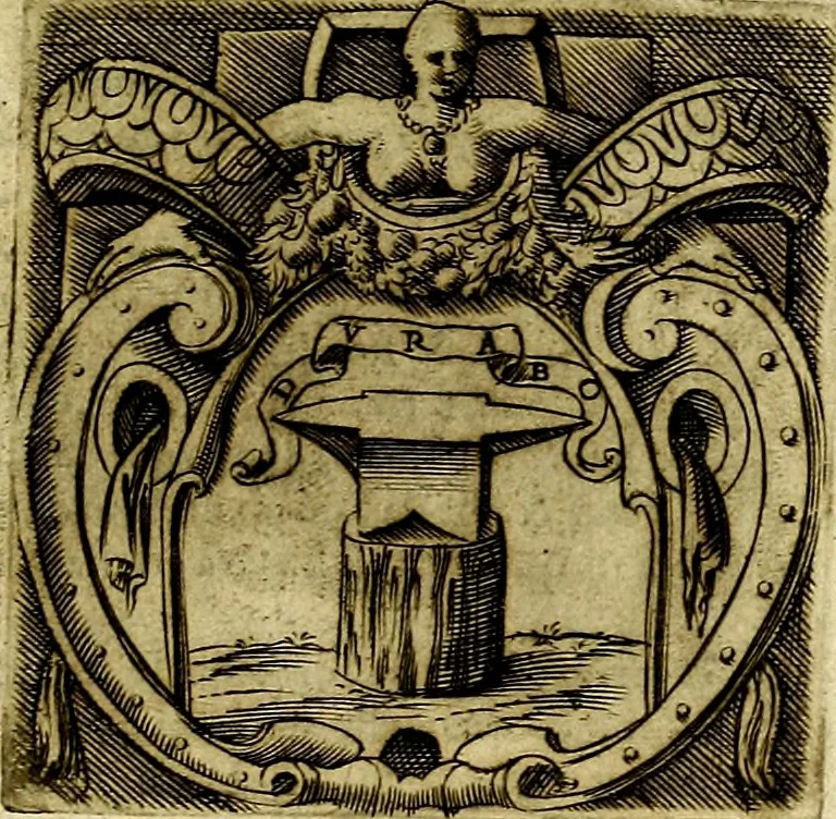An illustration from Le imprese illustri del S.or Ieronimo Ruscelli., 1584, leaf 66