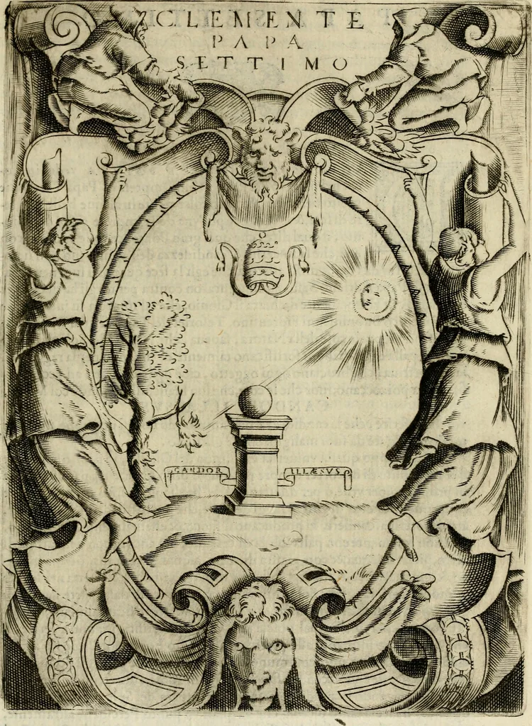 An illustration from Le imprese illvstri del s.or Ieronimo Rvscelli. Aggivntovi nvovam.te il qvarto libro da Vincenzo Rvscelli da Viterbo.., 1584, leaf 158