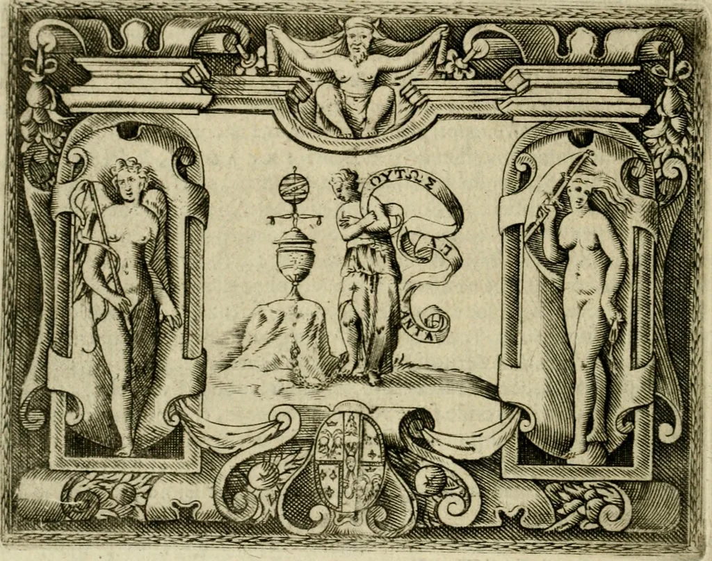 An illustration from Le imprese illvstri del s.or Ieronimo Rvscelli. Aggivntovi nvovam.te il qvarto libro da Vincenzo Rvscelli da Viterbo.., 1584, leaf 189