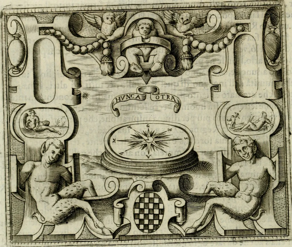 An illustration from Le imprese illvstri del s.or Ieronimo Rvscelli. Aggivntovi nvovam.te il qvarto libro da Vincenzo Rvscelli da Viterbo.., 1584, leaf 249