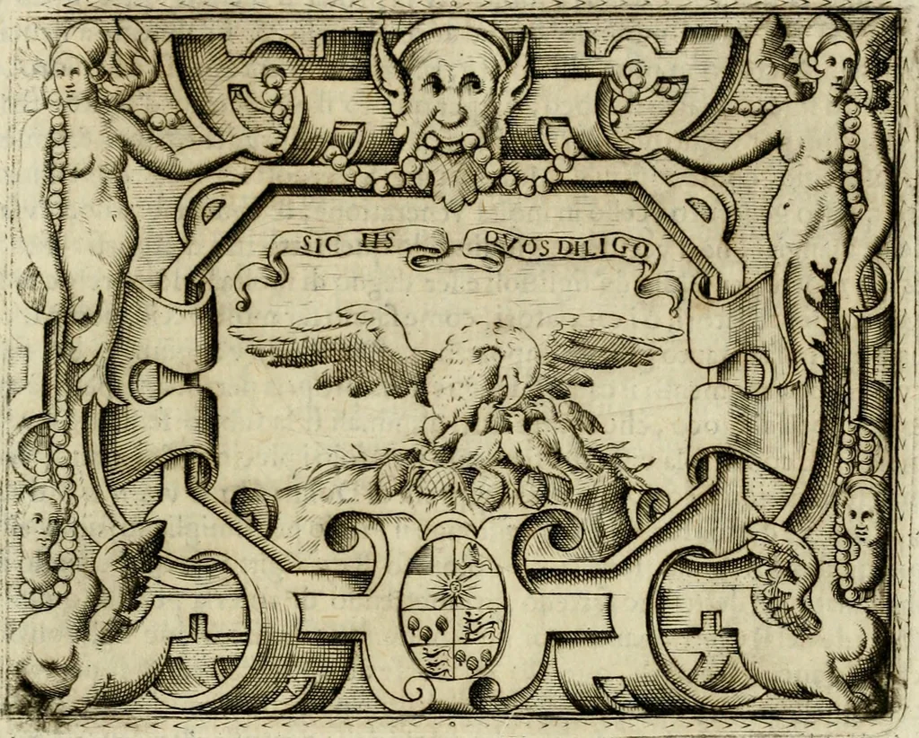 An illustration from Le imprese illvstri del s.or Ieronimo Rvscelli. Aggivntovi nvovam.te il qvarto libro da Vincenzo Rvscelli da Viterbo.., 1584, leaf 332