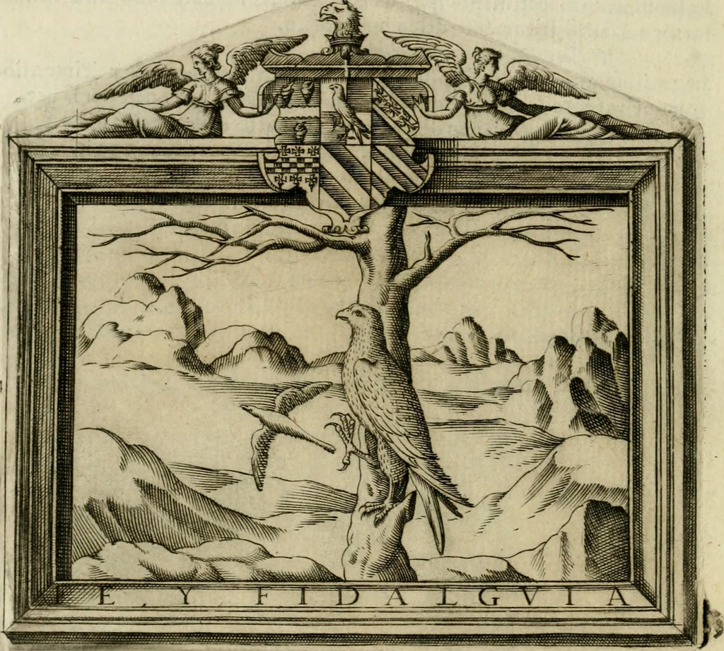 An illustration from Le imprese illvstri del s.or Ieronimo Rvscelli. Aggivntovi nvovam.te il qvarto libro da Vincenzo Rvscelli da Viterbo.., 1584, leaf 511