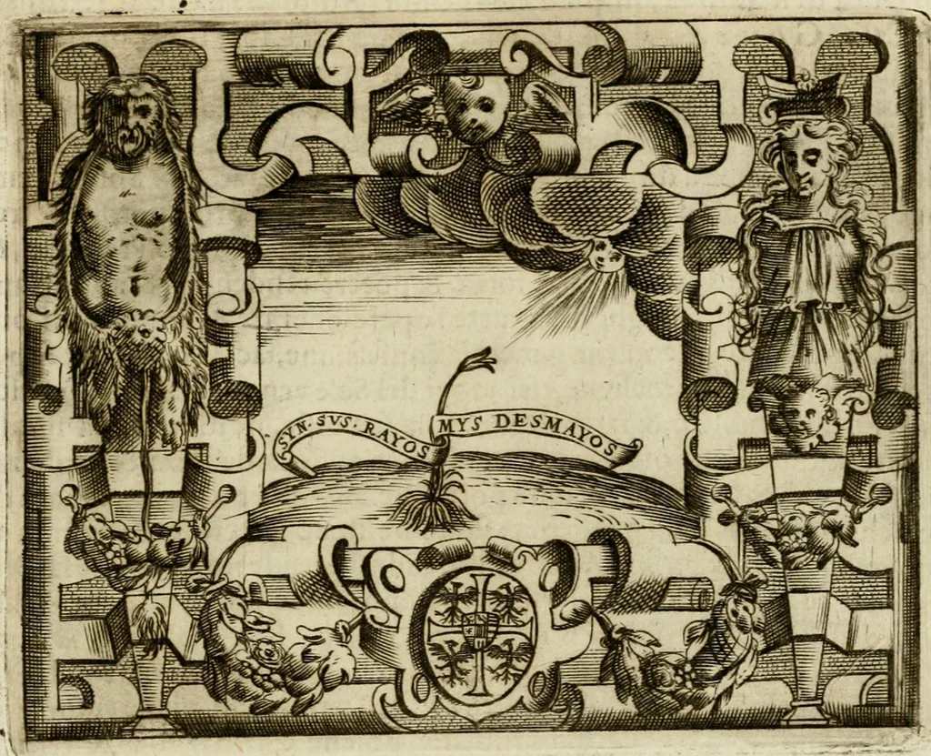 An illustration from Le imprese illvstri del s.or Ieronimo Rvscelli. Aggivntovi nvovam.te il qvarto libro da Vincenzo Rvscelli da Viterbo.., 1584, leaf 558