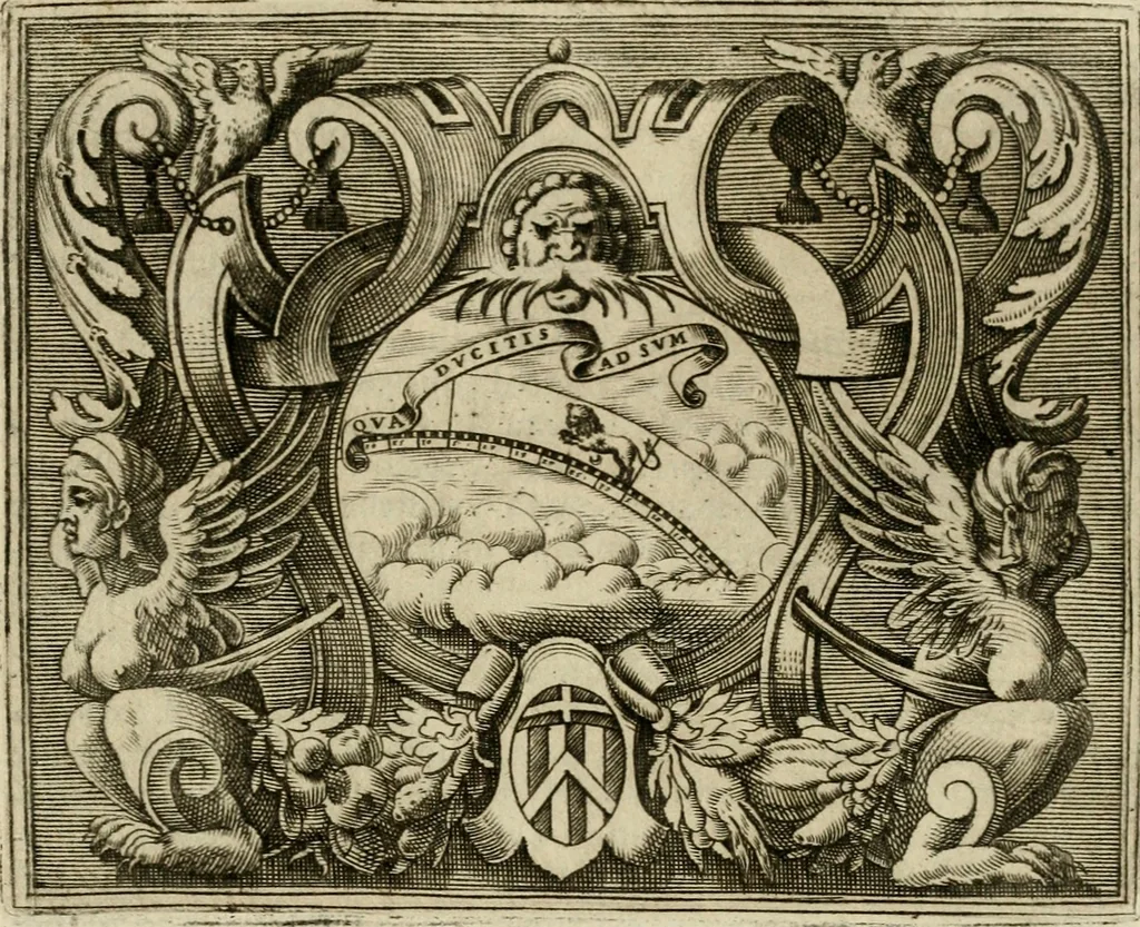 An illustration from Le imprese illvstri del s.or Ieronimo Rvscelli. Aggivntovi nvovam.te il qvarto libro da Vincenzo Rvscelli da Viterbo.., 1584, leaf 578