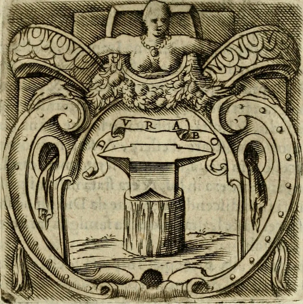 An illustration from Le imprese illvstri del s.or Ieronimo Rvscelli. Aggivntovi nvovam.te il qvarto libro da Vincenzo Rvscelli da Viterbo.., 1584, leaf 68