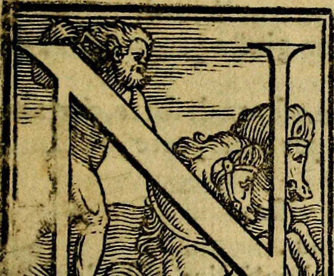 An illustration from Le imprese illvstri, con espositioni, et discorsi del S.or Ieronimo Rvscelli. Con la givnta di altre imprese tvtto riordinato et corretto da Fran.co Patritio, 1572, leaf 14