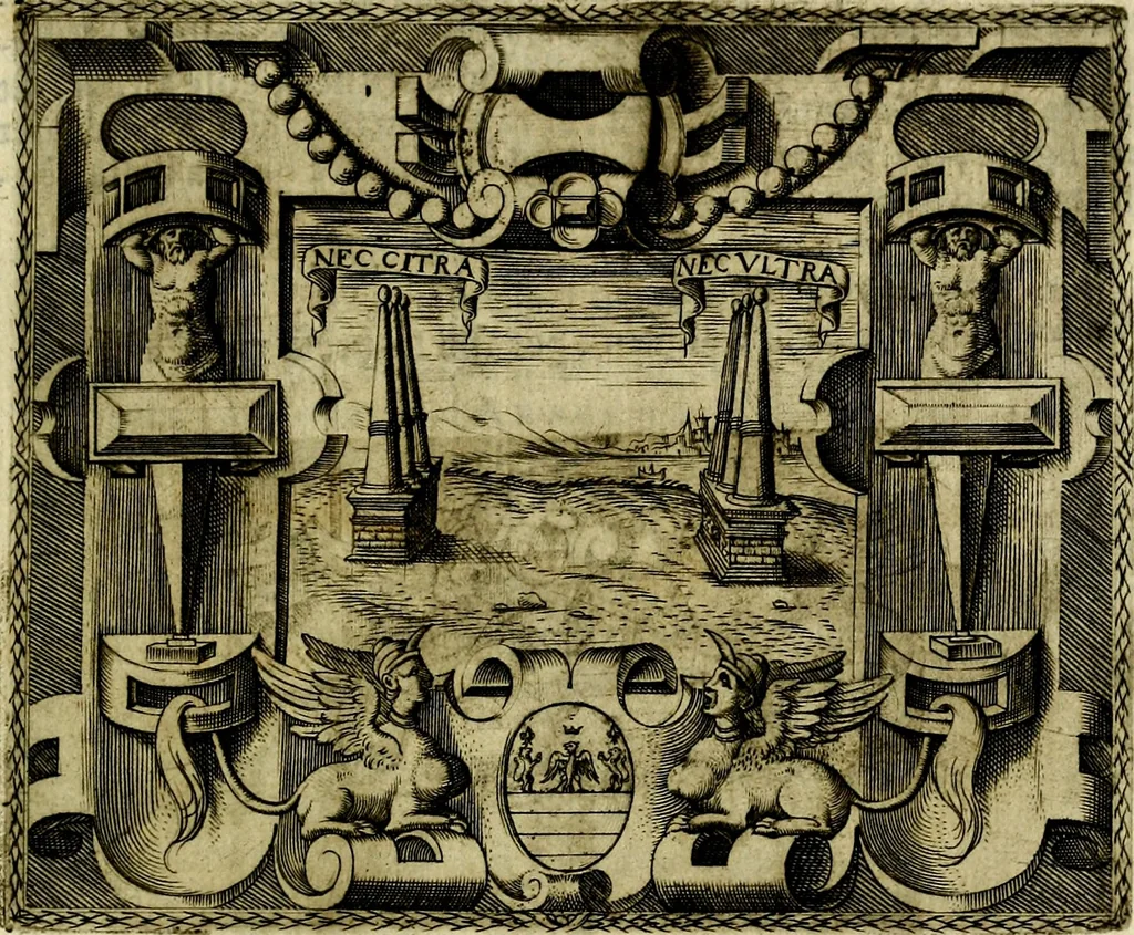 An illustration from Le imprese illvstri, con espositioni, et discorsi del S.or Ieronimo Rvscelli. Con la givnta di altre imprese tvtto riordinato et corretto da Fran.co Patritio, 1572, leaf 230