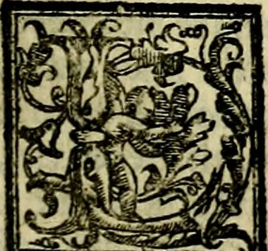 An illustration from Le imprese illvstri, con espositioni, et discorsi del S.or Ieronimo Rvscelli. Con la givnta di altre imprese tvtto riordinato et corretto da Fran.co Patritio, 1572, leaf 486
