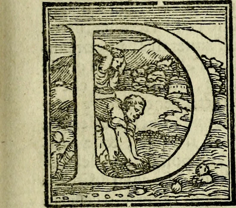 An illustration from Le imprese illvstri, con espositioni, et discorsi del S.or Ieronimo Rvscelli. Con la givnta di altre imprese tvtto riordinato et corretto da Fran.co Patritio, 1572, leaf 68